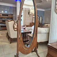 آینه ، اینه قدی ، کشو دار روکش چوب راش