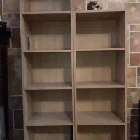 ۵ قفسه کتابخانه تمام mdf ترکی طرح پلکانی