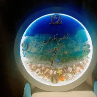 سرویس پذیرایی رزینی به همراه ساعت|ظروف سرو و پذیرایی|گرگان, |دیوار