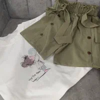 ست تیشرت و‌شورتک به همراه تل ۳تیکه