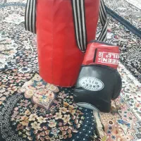 کیسه بوکس چرمی ویک دست گرمکن ورزشی جنس عالی|تجهیزات ورزشی|اسلامشهر, شهرک مفیدی|دیوار