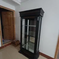 بوفه شیشه ای چهار طبقه|بوفه، ویترین، کنسول|علی‌آباد کتول, |دیوار