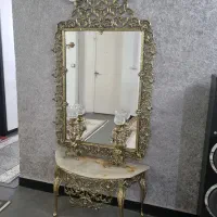 اینه وشمعدان برنز .