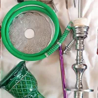 قلیان برنجی با کیف محافظه دار|زیورآلات و اکسسوری|اردکان, |دیوار