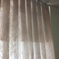 پرده اتاق ۴ عدد جنس حریر و کتان