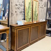 کنسول و کاور شوفاژ چوبی کد ۴|بوفه، ویترین، کنسول|مشهد, جانباز|دیوار