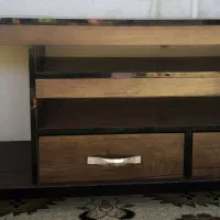 میزتلویزیون چوبی  کاملا سالم بدون هیچ ایرادی|میز تلویزیون|سنگر, |دیوار