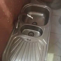 سینگ ظرفشویی با شیر اتمی|آبچکان و نظمدهنده ظروف|سهند, |دیوار