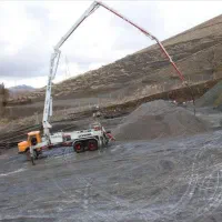 پمپ بتن32متری همراه شاسی بنز مایلر