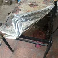 میز آهنی شیشه ای|مبلمان اداری|قشم, |دیوار