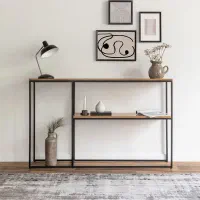 میز کنسول ۲طبقه طراحی اروپای شرقی