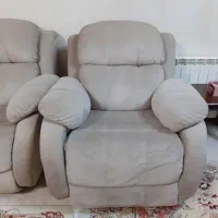 مبل راحتی ریلکسی به همراه ناهارخوری ۶ نفره|مبلمان خانگی و میز عسلی|تهران, شادمان|دیوار