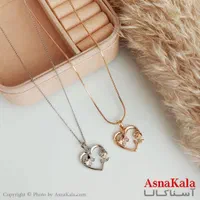 گردنبند ژوپینگ رنگ ثابت مناسب ولنتاین مدل قلب|بدلیجات|مشهد, جلالیه|دیوار