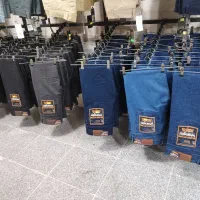 شلوار لی جین راسته مردانه سنگشور آبی و طوسی|لباس|کرمان, |دیوار