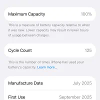 فروش آیفون ۱۶ نرمال باتری ۱۰۰