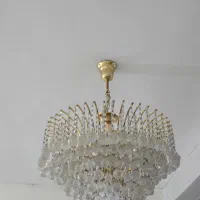 لوستر برند کریستال بزرگ|لوستر و چراغ آویز|اهواز, گلستان|دیوار