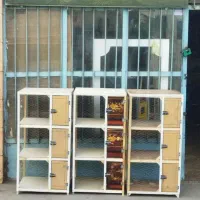 قفس چوبی جفتگاه کفتر سه طبقه