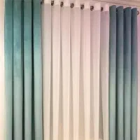 پرده حریر و مخمل پانچ آماده|پرده، رانر، رومیزی|تهران, عبدل‌آباد|دیوار