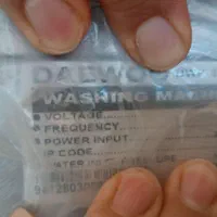 ماشین لباسشویی دوو DWK-8110ST ظرفیت 8کیلو