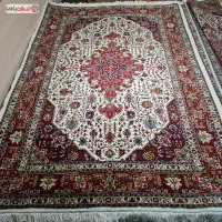 فرش جفت ۶ متری طرح قبا کد ۶۲۰۱