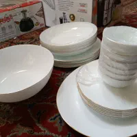سرویس آکروپال گرد لب طلا پلمپ و آکبند