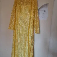 لباس مجلسی نونو۲ تا ماکسی طلایی وگوجه ای|لباس|اندیشه, شهرک صدف|دیوار