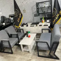 مبلمان اداری پایه فلز پارچه کنفی|مبلمان اداری|تهران, یافت آباد جنوبی|دیوار