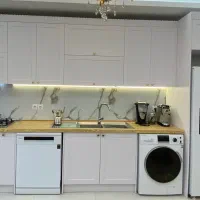 کابینت آشپزخانه نئوکلاسیک سفید آنتی فینگر|خدمات پیشه و مهارت|رشت, خرسندی|دیوار