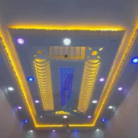 گچکاری|ریسه و چراغ تزئینی|زهک, |دیوار