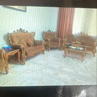 فروش ست کامل مبل کلاسیک ۷نفره با جا کفشی و|مبلمان خانگی و میز عسلی|نسیم‌شهر, |دیوار
