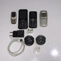 فروش یکجا گوشی‌های ساده و قدیمی + لوازم جانبی اصل