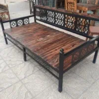 تولید و فروش تخت سنتی فلزی بارنگ کوره ای
