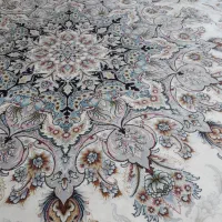 فرش ۹ متری ۱۲۰۰ شانه ابریشم  یک جفت