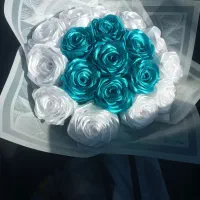 گل روبانی|گل مصنوعی|شاهین دژ, |دیوار