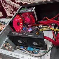 کیس کامپیوتر گیمینگ i5 3470 RAM 16 RX 570 8