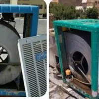 سرویسکار  کولر آبی در محل
