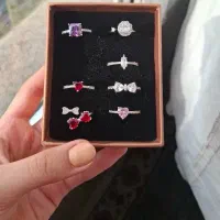 ۷ عدد انگشتر استیل