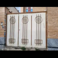 درب حیاط سه لنگه ماشین رو