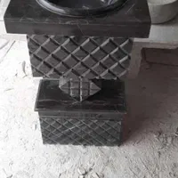 تولید روشویی سنگی با سنگ مرمریت|لوازم سرویس بهداشتی|شیراز, گچی|دیوار