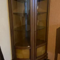 بوفه ربع دایره چوبی
