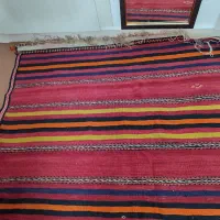 گلیم پشمی دستبافت قدیمی