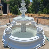 حوض شکوه قزوین آبنما مجسمه|مصالح و تجهیزات ساختمان|قزوین, |دیوار