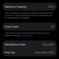 آیفون ۱۶ نرمال باتری ۱۰۰|موبایل|نوشهر, |دیوار