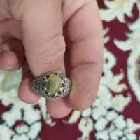 انگشتر یاقوت زرد آفریقای اصل کار دست ساز|جواهرات|رباط‌کریم, رباط‌کریم|دیوار