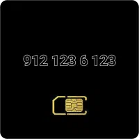 0912-123-6-123 سیمکارت کد یک فوق رند