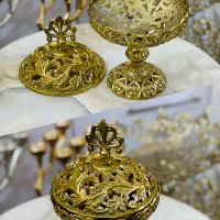 آباژور رو میزی برنز|چراغ خواب و آباژور|همدان, |دیوار