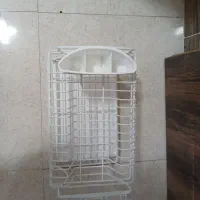 آبچکان رومیزی فلزی سفید