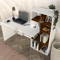 میزتحریر کتابخانهدار مدل ژاله دو|میز تحریر و کامپیوتر|تبریز, |دیوار