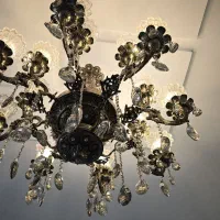 لوستر برنزی|لوستر و چراغ آویز|پردیس, فاز ۸|دیوار