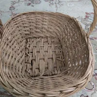 سبد چوبی زیبا|ظروف سرو و پذیرایی|نیشابور, شهرک بهداری|دیوار